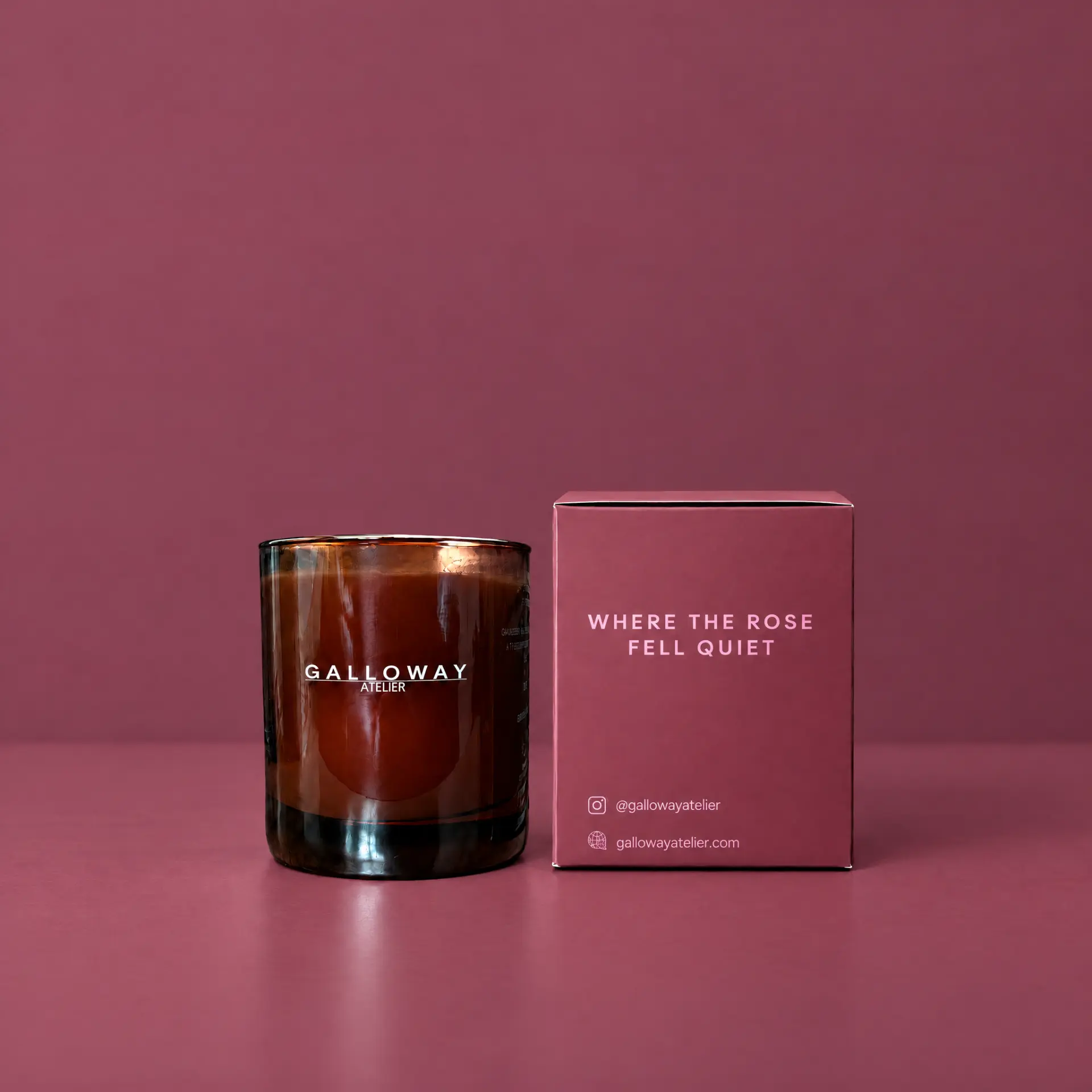 Where the Rose Fell Quiet scented candle
